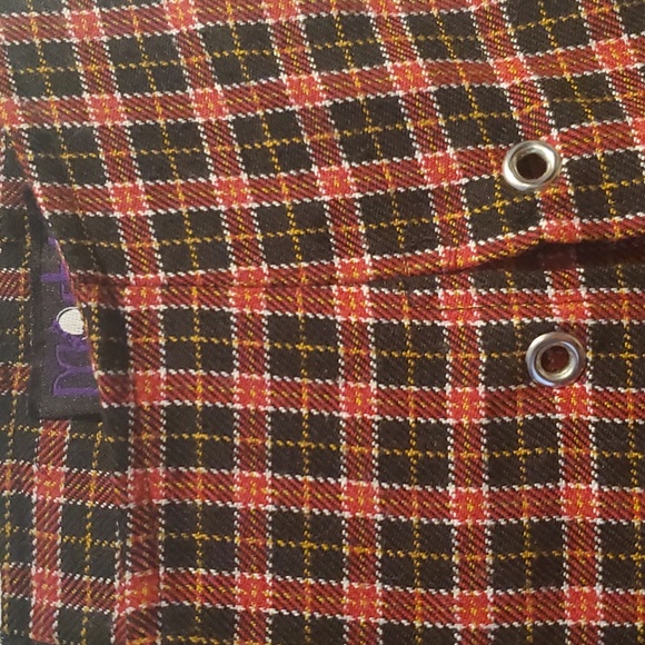 VTG Morbid Threads plaid mini skirt - Picture 2 of 5